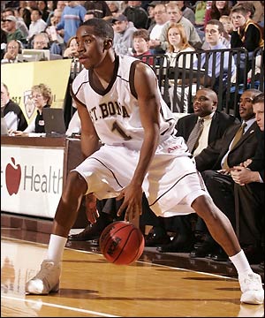 Ahmad Smith guaranteed victory over Duquesne when the teams met on homecoming weekend 2006. Unfortunately, the Bonnies didn't come through with a win.